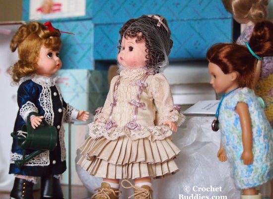Crochet Buddies, Adventures with the Buddies, Madame Alexander Wendy And Cissette, Our Generation Mini Doll, 8" Doll, 10" Doll, Doll Box Opening, Crochet Dress, Photo Story