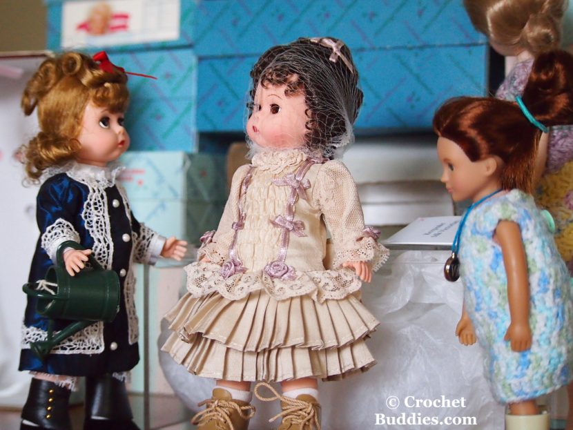 Crochet Buddies, Adventures with the Buddies, Madame Alexander Wendy And Cissette, Our Generation Mini Doll, 8" Doll, 10" Doll, Doll Box Opening, Crochet Dress, Photo Story