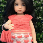 Crochet Heart Stitch Skirt For Dolls - Crochet Buddies